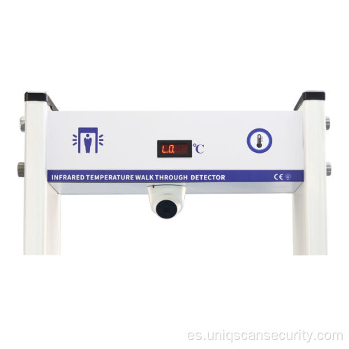 Detector de metales con escáner de temperatura por infrarrojos remoto